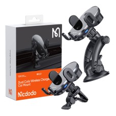 Car holder with induction charger Mcdodo CH-1600 (black) Car holder with induction charger Mcdodo CH-1600 (black)