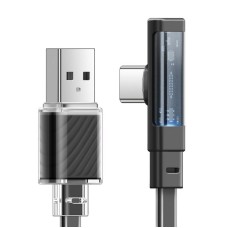 Cable USB-C to USB-C Mcdodo CA-3423 90 Degree 1.8m with LED (black) Cable USB-C to USB-C Mcdodo CA-3423 90 Degree 1.8m with LED (black)