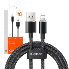 Cable USB-A to Lightning Mcdodo CA-3640, 1,2m (black) Cable USB-A to Lightning Mcdodo CA-3640, 1,2m (black)