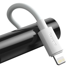 Baseus Simple Wisdom Data Cable Kit USB-C to Lightning PD 20W (2PCS/Set) 1.5m White Baseus Simple Wisdom Data Cable Kit USB-C to Lightning PD 20W (2PCS/Set) 1.5m White