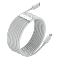 Baseus Simple Wisdom Data Cable Kit USB-C to Lightning PD 20W (2PCS/Set) 1.5m White Baseus Simple Wisdom Data Cable Kit USB-C to Lightning PD 20W (2PCS/Set) 1.5m White