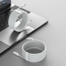 Baseus Simple Wisdom Data Cable Kit USB-C to Lightning PD 20W (2PCS/Set) 1.5m White Baseus Simple Wisdom Data Cable Kit USB-C to Lightning PD 20W (2PCS/Set) 1.5m White