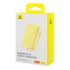 Powerbank Baseus Magnetic Mini 10000mAh, USB-C 20W MagSafe (yellow) Powerbank Baseus Magnetic Mini 10000mAh, USB-C 20W MagSafe (yellow)