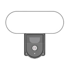 Smart outdoor WiFi camera with Gosund IPC3 floodlight, IP65 Tuya Smart outdoor WiFi camera with Gosund IPC3 floodlight, IP65 Tuya