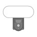 Smart outdoor WiFi camera with Gosund IPC3 floodlight, IP65 Tuya