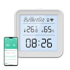 Smart temperature and humidity sensor WiFi Gosund S6 LCD Tuya Smart temperature and humidity sensor WiFi Gosund S6 LCD Tuya