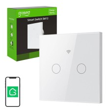 Smart Touch WiFi Light Switch Gosund SLS2 (Optional N, Dual) Tuya Smart Touch WiFi Light Switch Gosund SLS2 (Optional N, Dual) Tuya
