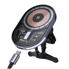 Magnetic holder with wireless/inductive charger Mcdodo CH-2340 Magnetic holder with wireless/inductive charger Mcdodo CH-2340