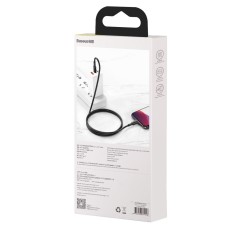 Baseus High Density Braided Cable Type-C to Lightning, PD, 20W, 2m (Black) Baseus High Density Braided Cable Type-C to Lightning, PD, 20W, 2m (Black)