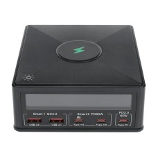 Charger Blitzwolf 868H, 2xUSB-A, 3xUSB type-C, 160W (black) Charger Blitzwolf 868H, 2xUSB-A, 3xUSB type-C, 160W (black)