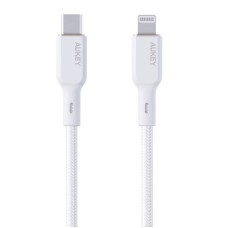 Cable Aukey CB-NCL2 USB-C to Lightning 1.8m (white) Cable Aukey CB-NCL2 USB-C to Lightning 1.8m (white)
