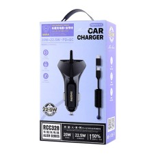 Cabled car charger Remax RCC328 20V+22,5W PD+QC