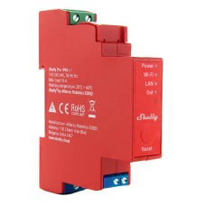 Shelly Pro 1PM DIN Rail Switch with Power measurement, 1 channel, WiFi/LAN Shelly Pro 1PM DIN Rail Switch with Power measurement, 1 channel, WiFi/LAN