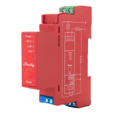 Shelly Pro 1PM DIN Rail Switch with Power measurement, 1 channel, WiFi/LAN Shelly Pro 1PM DIN Rail Switch with Power measurement, 1 channel, WiFi/LAN