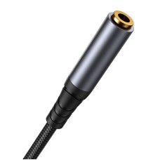 Joyroom SY-A09 AUX extension cable 3.5mm mini jack female to 3.5mm mini jack male, braided, 1.2m (black) Joyroom SY-A09 AUX extension cable 3.5mm mini jack female to 3.5mm mini jack male, braided, 1.2m (black)