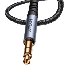 Joyroom SY-A09 AUX cable 3.5mm mini jack to 3.5mm mini jack, braided, 1.2m (black) Joyroom SY-A09 AUX cable 3.5mm mini jack to 3.5mm mini jack, braided, 1.2m (black)