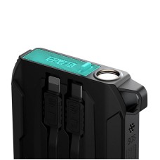 Powerbank Joyroom JR-L017 10000mAh, 22.5W, with Lightning + USB-C cable (black) Powerbank Joyroom JR-L017 10000mAh, 22.5W, with Lightning + USB-C cable (black)