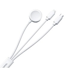 Apple Watch Magnetic Charger Joyroom S-IW008 Lightning + USB-C 5V 1.2m (White) Apple Watch Magnetic Charger Joyroom S-IW008 Lightning + USB-C 5V 1.2m (White)