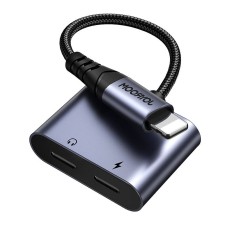 2-in-1 Audio adapter Joyroom SY-L02 Lightning to Double Lightning (black) 2-in-1 Audio adapter Joyroom SY-L02 Lightning to Double Lightning (black)
