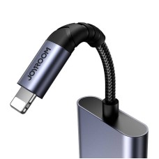 2-in-1 Audio adapter Joyroom SY-L02 Lightning to Double Lightning (black) 2-in-1 Audio adapter Joyroom SY-L02 Lightning to Double Lightning (black)