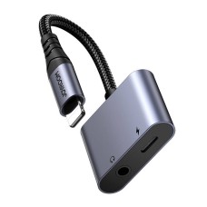 2-in-1 Audio adapter Joyroom SY-L02 Lightning to Double Lightning (black) 2-in-1 Audio adapter Joyroom SY-L02 Lightning to Double Lightning (black)