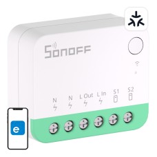 Smart mini switch WiFi Sonoff MINIR4M Matter (HomeKit, SmartThings, Home Assistant)