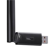 Adapter WiFi with antenna Baseus FastJoy 650Mbps (czarny) Adapter WiFi with antenna Baseus FastJoy 650Mbps (czarny)