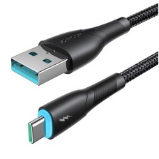 Cable Joyroom SA32-AC3 Starry USB to USB-C, 3A, 1m black Cable Joyroom SA32-AC3 Starry USB to USB-C, 3A, 1m black