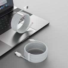 Baseus Simple Wisdom Data Cable Kit USB to Lightning 2.4A (2PCS/Set)1.5m White Baseus Simple Wisdom Data Cable Kit USB to Lightning 2.4A (2PCS/Set)1.5m White