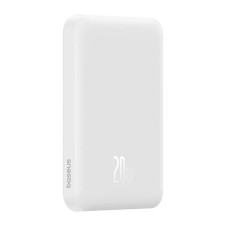 Magnetic Mini Powerbank Baseus 5000mAh, USB-C 20W (white) Magnetic Mini Powerbank Baseus 5000mAh, USB-C 20W (white)