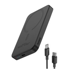 Magnetic Mini Powerbank Baseus 5000mAh, USB-C 20W (black) Magnetic Mini Powerbank Baseus 5000mAh, USB-C 20W (black)