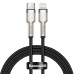 USB-C cable for Lightning Baseus Cafule, PD, 20W, 1m (black)