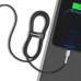 USB-C cable for Lightning Baseus Cafule, PD, 20W, 1m (black)
