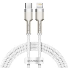 USB-C cable for Lightning Baseus Cafule, PD, 20W, 1m (white)