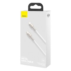 USB-C cable for Lightning Baseus Cafule, PD, 20W, 1m (white)