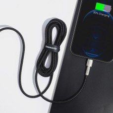 USB-C cable for Lightning Baseus Cafule, PD, 20W, 2m (black)