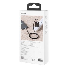 USB-C cable for Lightning Baseus Cafule, PD, 20W, 2m (black)
