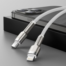 USB-C cable for Lightning Baseus Cafule, PD, 20W, 2m (white)