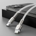 USB-C cable for Lightning Baseus Cafule, PD, 20W, 2m (white)