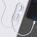 USB-C cable for Lightning Baseus Cafule, PD, 20W, 2m (white)