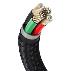 USB cable for Lightning Baseus Cafule, 2.4A, 1m (black) USB cable for Lightning Baseus Cafule, 2.4A, 1m (black)