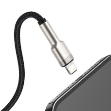 USB cable for Lightning Baseus Cafule, 2.4A, 1m (black) USB cable for Lightning Baseus Cafule, 2.4A, 1m (black)