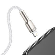 USB cable for Lightning Baseus Cafule, 2.4A, 1m (white) USB cable for Lightning Baseus Cafule, 2.4A, 1m (white)