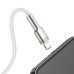 USB cable for Lightning Baseus Cafule, 2.4A, 1m (white)