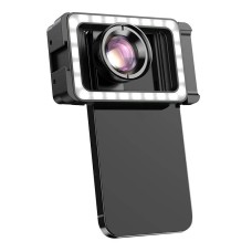 Mobile lens APEXEL APL-HB100FL23 100mm macro with LED (black) Mobile lens APEXEL APL-HB100FL23 100mm macro with LED (black)