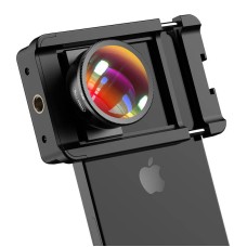 Mobile lens APEXEL APL-HB100CPL100mm macro with CPL (black)