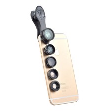 Mobile lens kit APEXEL APL-DG5H 5 in 1 universal (black) Mobile lens kit APEXEL APL-DG5H 5 in 1 universal (black)