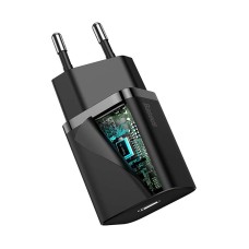 Baseus Super Si Quick Charger 1C 20W with USB-C cable for Lightning 1m (black) Baseus Super Si Quick Charger 1C 20W with USB-C cable for Lightning 1m (black)
