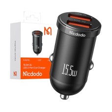Mcdodo CC-2950 car charger, 2x USB, 15.5W (black) Mcdodo CC-2950 car charger, 2x USB, 15.5W (black)