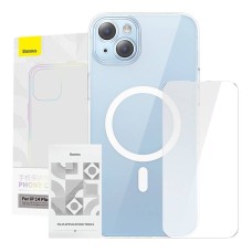 Baseus Crystal Series Magnetic Case for iPhone 14 Plus + tempered glass Baseus Crystal Series Magnetic Case for iPhone 14 Plus + tempered glass